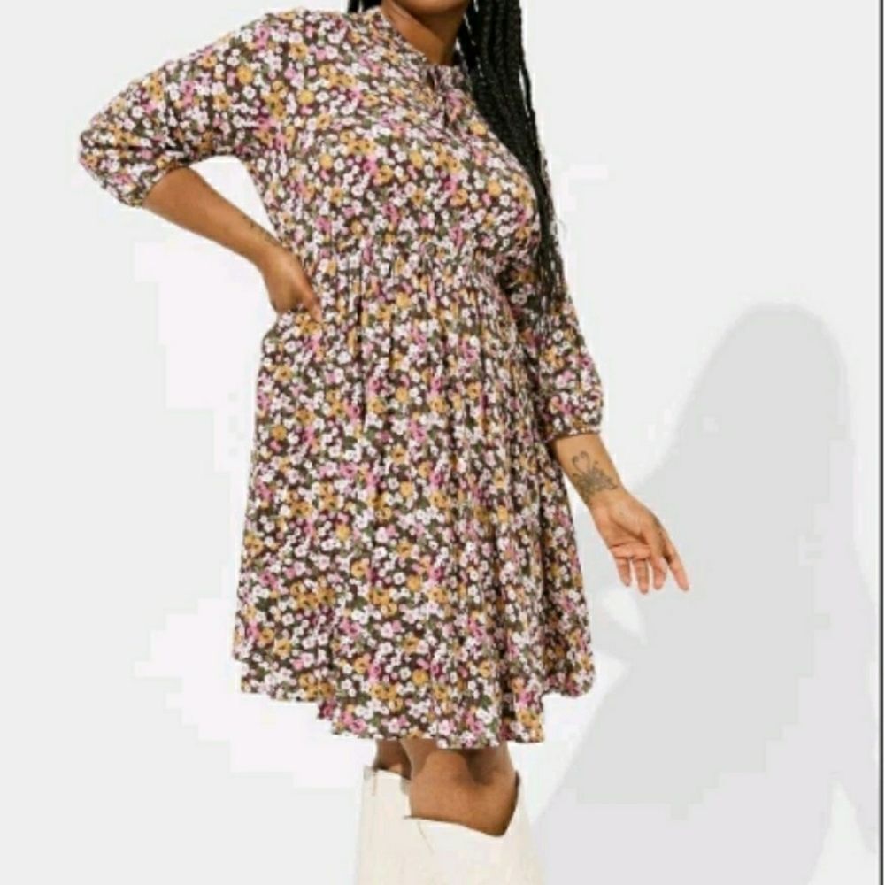 Torrid Challis Keyhole Dress Sz 4X